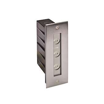TITAN 4.1 - 230 rectangle inox 3000K 330lm 3x2W 0/50DEG|Europole-POL375642