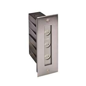 TITAN 4.1 - 230 rectangle inox 3000K 330lm 3x2W 0/50DEG|Europole-POL375642