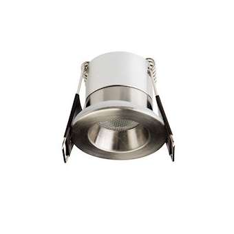 BALI LED 6 rond fixe inox brossé 3000K 1,2W 28DEG IP54|Europole-POL461600