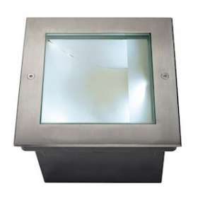 DASAR 255, carré, encastré, asymétrique, inox 316, 34W, 4000K|SLV-DC5229381