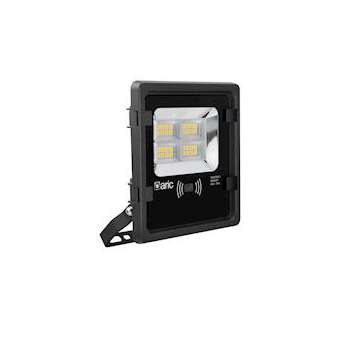 TWISTER 3 SENSOR, Proj. Ext. IP65 IK08, noir, LED 90DEG 45W 4000K 4800lm, a/sens|Aric-ARI51233