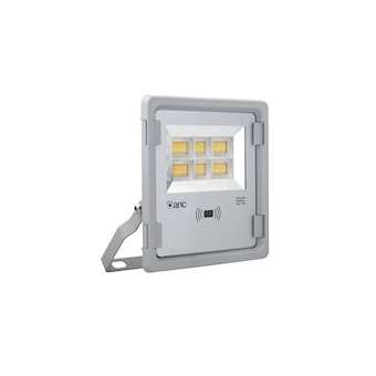 TWISTER 3 SENSOR, Proj. Ext. IP65 IK08, gris, LED 90DEG 70W, 3000K 7000lm,a/sens|Aric-ARI51235