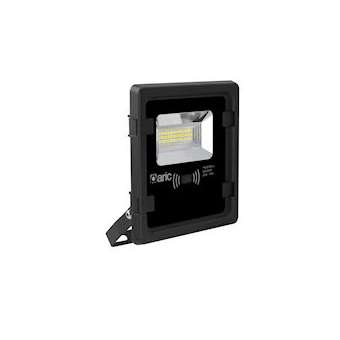 TWISTER 3 SENSOR, Proj. Ext. IP65 IK08, noir, LED 90DEG 25W 4000K 2600lm, a/sens|Aric-ARI51231