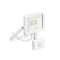 WINK 10 - Proj. Ext. IP65 IK08, blanc, LED intég. 110DEG 10W 3000K 900lm, a/sens