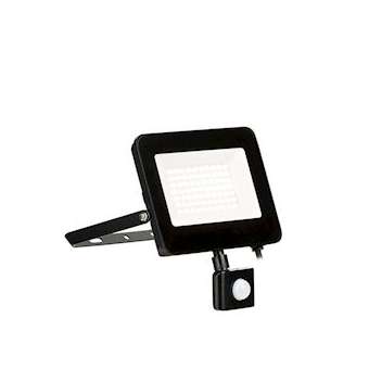 Vela - Projecteur ext. LED IP65 IK08 50W 4000K NO + détection|Aurora-ABIENFLV50P40