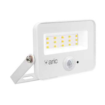 WINK 2 PIR sensor - Proj. Ext. IP65 IK08, blanc, LED 110DEG 10W 3000K 1000lm|Aric-ARI51301