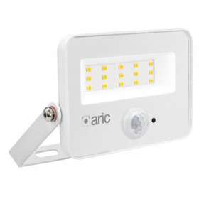 WINK 2 PIR sensor - Proj. Ext. IP65 IK08, blanc, LED 110DEG 10W 3000K 1000lm|Aric-ARI51301