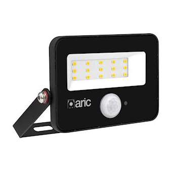 WINK 2 PIR sensor - Proj. Ext. IP65 IK08, noir, LED 110DEG 10W 3000K 1000lm|Aric-ARI51300