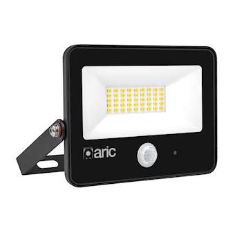 WINK 2 PIR sensor - Proj. Ext. IP65 IK08, noir, LED 110DEG 30W 3000K 3000lm|Aric-ARI51302