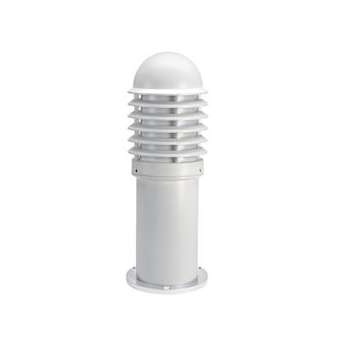 CALEO 1 - Borne Ext. IP44 IK07, blanc, E27 100W max., lampe non incl., haut.42cm|Aric-ARI1778
