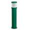 POLO - Borne Ext. IP65 IK07, vert, E27 70W max., lampe non incl., haut.70cm|Aric-ARI3127