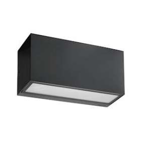 ASKER graphite 5.2W LED dim. mod. 547lm 3000K down light IP65 cl I ver. claire|Norlys-NOS1726GR