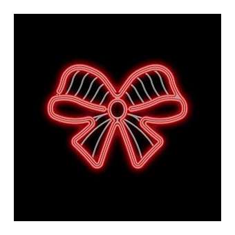 LOUISE - LMF - N ud -73cm x 54cm - LED rouge - Néon - 230V|Festilight-FEH46558NEON-2