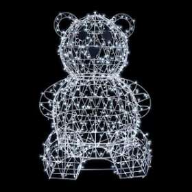 BALOO - Ourson 3D - H1,55 x 1,33m - LED blanc froid - 31V|Festilight-FEH40578-0