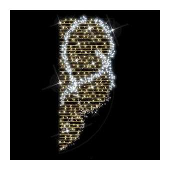 BRILLANT - Motif - H2,5mxL1m - LED blanc/blanc chaud pétillant - 230V|Festilight-FEH43229LED-P09