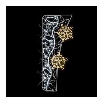 GABIN - LMF - H2m x L0,8m - LED blanc chaud/froid - 100% pétillant - 230V|Festilight-FEH46550MIL-9FP0