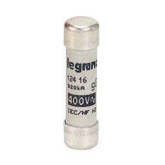 Cartouche industrielle cylindrique typegG 8x32mm avec voyant - 16A|Legrand-LEG012416