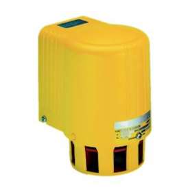 AS300 SIRENE PUISSANTE ROTATIVE JAUNE 230VCA 127dB (à 1m) IP55|-MKM23580