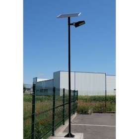 Projecteur solaire PB001 Noir Panneau déporté 600lm 5W 3000K SD GP 2x4,5Ah/6V|Artlux-ARX395014