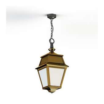 Avenue 2 N° 1 led warm opale Laiton vernis teinté 070|Roger Pradier-PRR102003070
