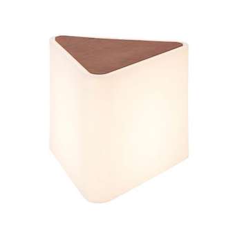 KENGA 45, luminaire mobile extérieur, blanc/bois, E27, 24W max, IP54|SLV-DC5227550