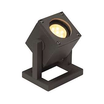 CUBIX, luminaire mobile extérieur, anthracite, GU10/QPAR51, 25W max, IP44|SLV-DC5132835