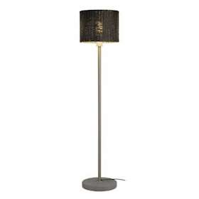 ADEGAN MANILA, lampadaire extérieur, inox/anthracite, E27, 15W max, IP44|SLV-DC51002494