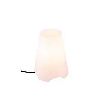 KIROCONE, luminaire mobile extérieur, blanc, E27, 60W max, IP44|SLV-DC51001778