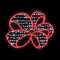 FRANCE - LMF - Motif - Ø94cm - LED rouge/blanc froid- pétillant -230V