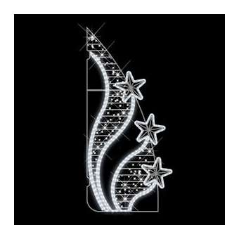 ALFRED - LMF - H2m x L0,8m - LED blanc froid - 100% pétillant - 230V|Festilight-FEH46551MIL-FP0