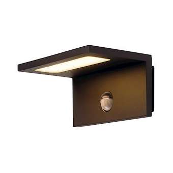 ANGOLUX S, applique avec détecteur, anthracite, LED 9,8W 3000K, IP44|SLV-DC51001969