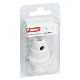 Douille pour ampoule E14 - polyamide blanc|Legrand-LEG091123