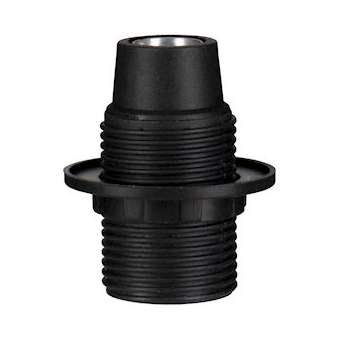 Douille E14 Tp Filetée + Bague Noir|Bailey-BIY141116