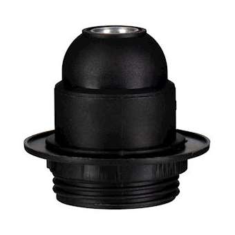 Douille E27 Tp Semi-Filetée + Bague Noir|Bailey-BIY141120