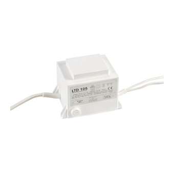 Transformateur, intérieur, blanc, 12V/105VA, IP40, variable|SLV-DC5451105