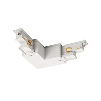 S-TRACK DALI, Connecteur 90DEG, terre extérieure, blanc|SLV-DC51002649
