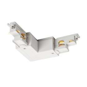 S-TRACK DALI, Connecteur 90DEG, terre extérieure, blanc|SLV-DC51002649