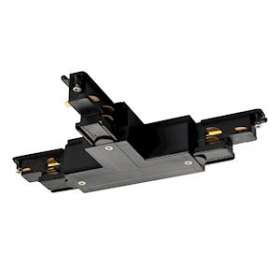 S-TRACK DALI, Connecteur en T, terre gauche, noir|SLV-DC51002651