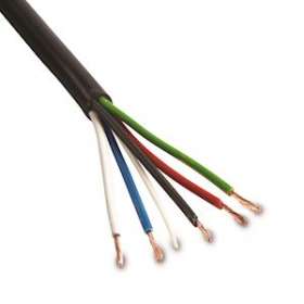 Câble PVC 5 x 0,75mm² fils à utiliser avec la gamme RGBW|Collingwood-SLHCR575RGBW