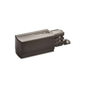 Embout noir pour rail encastrable & monté en surface 230V|Collingwood-SLHXTS112