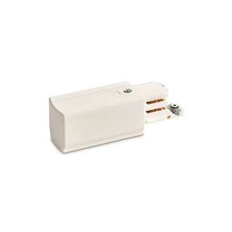Embout blanc pour rail encastrable & monté en surface 230V|Collingwood-SLHXTS113