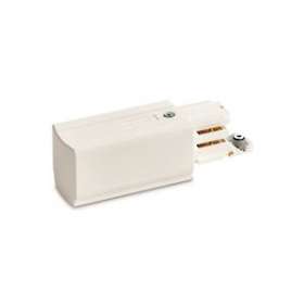 Embout blanc pour rail encastrable & monté en surface 230V|Collingwood-SLHXTS113