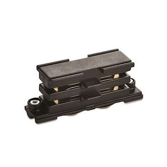 Connecteur droit universel noir pour connecter 2 rails ensemble|Collingwood-SLHXTS212