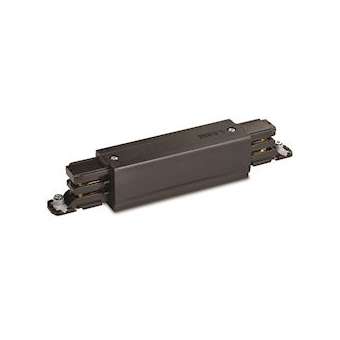 Connecteur droit universel noir 230V pour connecter 2 rails ensemble|Collingwood-SLHXTS142