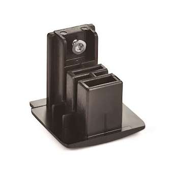 Embout noir universel pour rail encastrable et monté en surface|Collingwood-SLHXTS412