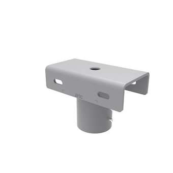 Fixation pour montage sur mât pour 1 ou 2 projecteurs TWISTER 3 gris|Aric-ARI50861
