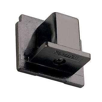 EUTRAC, embouts, intérieur, pour rail 3 allumages en saillie, noir, 2 pièces|SLV-DC5145590