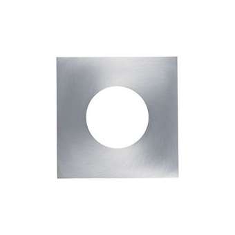 Collerette LED'UP UNIVERSAL carrée alu brossé fixe|Europole-POL5723