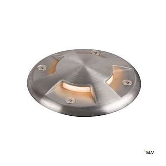 SMALL PLOT, encastré de sol extérieur, cache, 4 fenêtres, inox, inox 316|SLV-DC51006175