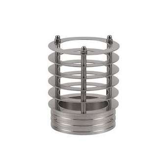 Grille en forme d'anneaux, extérieur, inox|SLV-DC5228130